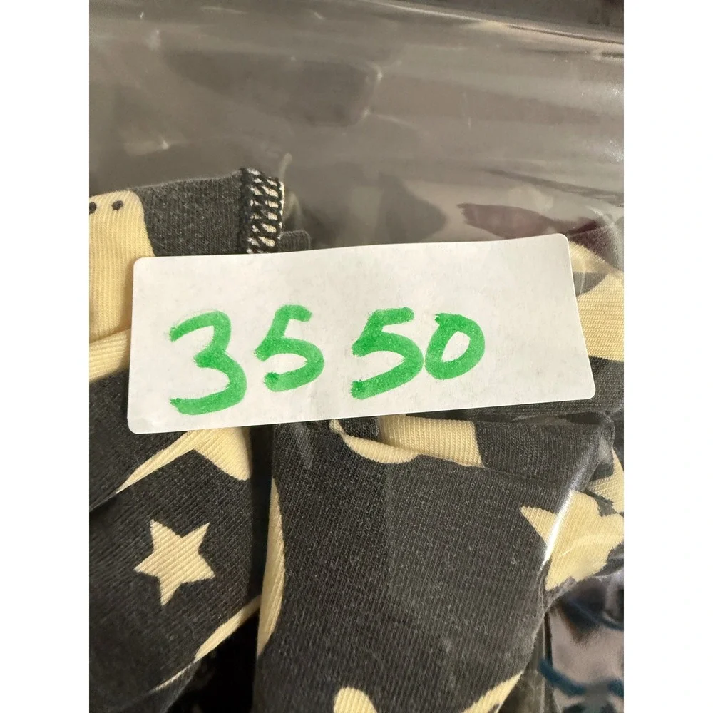 Hanna Andersson Kids Ghost Star Print Tencel Modal Sleeper Black 3-6 Months 60cm